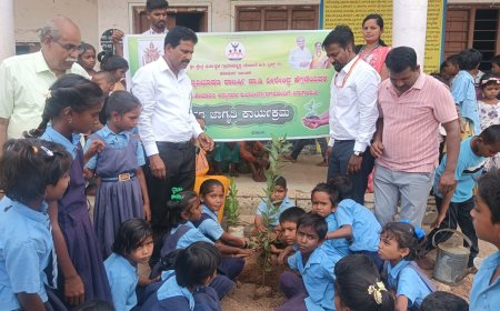 ಪರಿಸರ ಸಂರಕ್ಷಣೆ ನಮ್ಮೆಲ್ಲರ ಹೊಣೆ - ವಸಂತಗೌಡ.