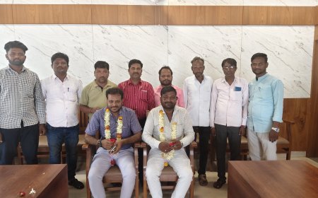 ಕಾ.ನಿ.ಪ. ಧ್ವನಿ ಗದಗ ಜಿಲ್ಲಾ ಗೌರವಾಧ್ಯಕ್ಷರಾಗಿ ರಾಷ್ಟ್ರ ಕ್ರಾಂತಿ ನ್ಯೂಸ್ ಸಂಪಾದಕ ಅಂದಪ್ಪ ಮಾದರ ಅವಿರೋಧ ಆಯ್ಕೆ.