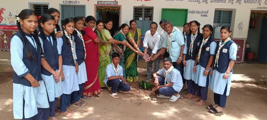 ಗದಗದ KVSR ಪ್ರೌಢಶಾಲೆಯಲ್ಲಿ ವಿಶ್ವ ಪರಿಸರ ದಿನಾಚರಣೆ