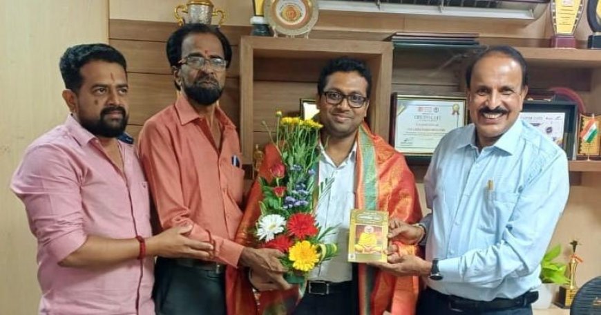 ಬ್ಯಾಂಕ್ ಆಫ್ ಬರೋಡಾ ಕಲಬುರಗಿ ಪ್ರಾದೇಶಿಕ ಕಚೇರಿ ನೂತನ ಮುಖ್ಯಸ್ಥ ಅಮಿತ್ ಶೆಟ್ಟಿಗೆ ಅಭಿನಂದನೆ