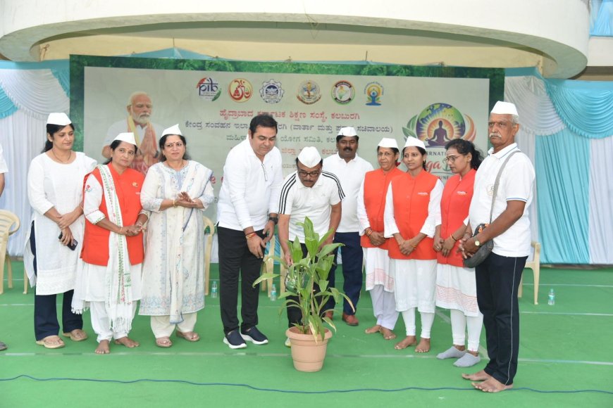 ಯೋಗವು ಪ್ರಾಚೀನ ಭಾರತೀಯ ಸಂಪ್ರದಾಯದ ಅಮೂಲ್ಯ ಕೊಡುಗೆ -ಶಶೀಲ್ ಜಿ ನಮೋಶಿ
