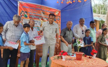 ಕೋಚಲಾಪೂರ ಪ್ರಾಥಮಿಕ ಶಾಲೆಯಲ್ಲಿ  ಅಕ್ಷರಾಭ್ಯಾಸ, ಎಫ್‌ಡಿ ಬಾಂಡ್ ಹಾಗೂ ಅಭಿನಂದನಾ ಪತ್ರ ವಿತರಣೆ
