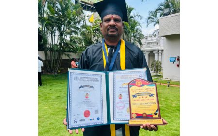ಮಂಜುನಾಥ ಎಸ್. ಮಠಪತಿಗೆ ಗೌರವ ಡಾಕ್ಟರೇಟ್