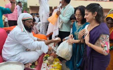 ಬಿಗವಾನ್ ಕ್ಕೆ ಹರಿದು ಬಂದ ಭಕ್ತ ಸಾಗರ  ಪೂಜ್ಯ ಹವಾ ಮಲ್ಲಿನಾಥ ಮಹಾರಾಜ್ ರಿಗೆ ಗುರುವಂದನೆ