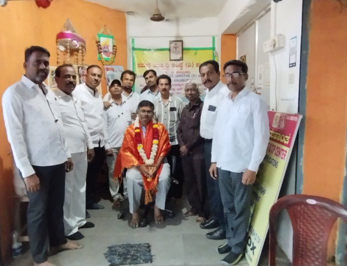 ಕರ್ನಾಟಕ ನಾಟಕ ಅಕಾಡೆಮಿ ಜಿಲ್ಲಾ ಸಂಚಾಲಕ ಶರಣಗೌಡ ಪಾಟೀಲ್ ಪಾಳಾ ಅವರಿಗೆ ಗೌರವ ಸನ್ಮಾನ