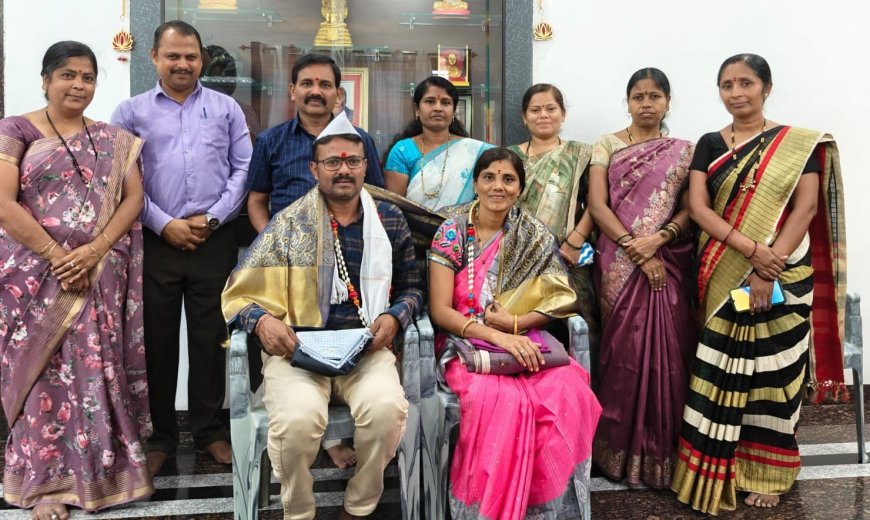 ತಾಲೂಕ ಶಿಕ್ಷಕರ ಸಂಘದ ಉಪಾಧ್ಯಕ್ಷರಿಗೆ ಸನ್ಮಾನ