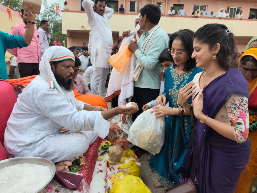 ಬಿಗವಾನ್ ಕ್ಕೆ ಹರಿದು ಬಂದ ಭಕ್ತ ಸಾಗರ  ಪೂಜ್ಯ ಹವಾ ಮಲ್ಲಿನಾಥ ಮಹಾರಾಜ್ ರಿಗೆ ಗುರುವಂದನೆ