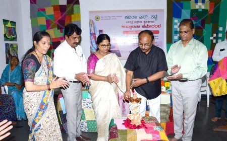 ಅಂಕುರ ಕಲಾ ಗ್ಯಾಲರಿಯಲ್ಲಿ ಕವಿತಾ ಅವರ ಏಕವ್ಯಕ್ತಿ ಚಿತ್ರಕಲಾ ಪ್ರದರ್ಶನದ ಸಮಾರಂಭದಲ್ಲಿ ಚಂದ್ರಹಾಸ ಜಾಲಿಹಾಳ ಅಭಿಮತ
