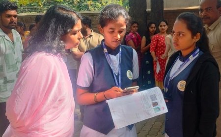 ಪೊಲೀಸ್ ಕಾನ್ಸ್ಟೇಬಲ್ ನೇಮಕಾತಿ ಪರೀಕ್ಷೆ: ವಿವಿಧ ಪರೀಕ್ಷಾ ಕೇಂದ್ರಗಳಿಗೆ ತುಮಕೂರು ಜಿಲ್ಲಾಧಿಕಾರಿ ಭೇಟಿ, ಸೌಲಭ್ಯಗಳ ಪರಿಶೀಲನೆ