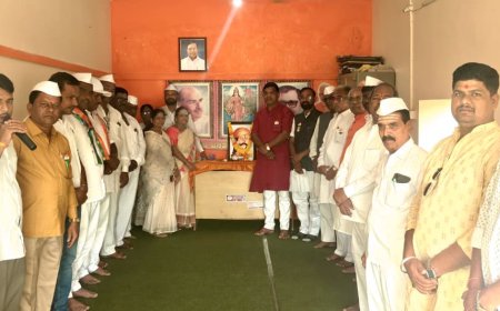 ಬಿಜೆಪಿ ಕಚೇರಿಯಲ್ಲಿ ಸಂಗೊಳ್ಳಿ ರಾಯಣ್ಣ ಜಯಂತಿ.