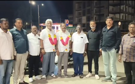 ದಾರಿದೀಪ ಅಳವಡಿಕೆಗೆ ಅಧಿಕಾರಿಗಳ ತ್ವರಿತ ಕ್ರಮ: ವಳಕೇರಿಗೆ ಗ್ರಾಮಸ್ಥರಿಂದ ಸನ್ಮಾನ