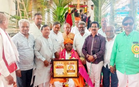 ಶರಣ ಶ್ರೀ ಪ್ರಶಸ್ತಿ ನೀಡಿ ಅಮೋಘ ಸೇವೆಗೆ ಗೌರವ