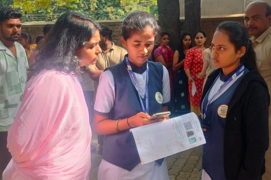 ಪೊಲೀಸ್ ಕಾನ್ಸ್ಟೇಬಲ್ ನೇಮಕಾತಿ ಪರೀಕ್ಷೆ: ವಿವಿಧ ಪರೀಕ್ಷಾ ಕೇಂದ್ರಗಳಿಗೆ ತುಮಕೂರು ಜಿಲ್ಲಾಧಿಕಾರಿ ಭೇಟಿ, ಸೌಲಭ್ಯಗಳ ಪರಿಶೀಲನೆ