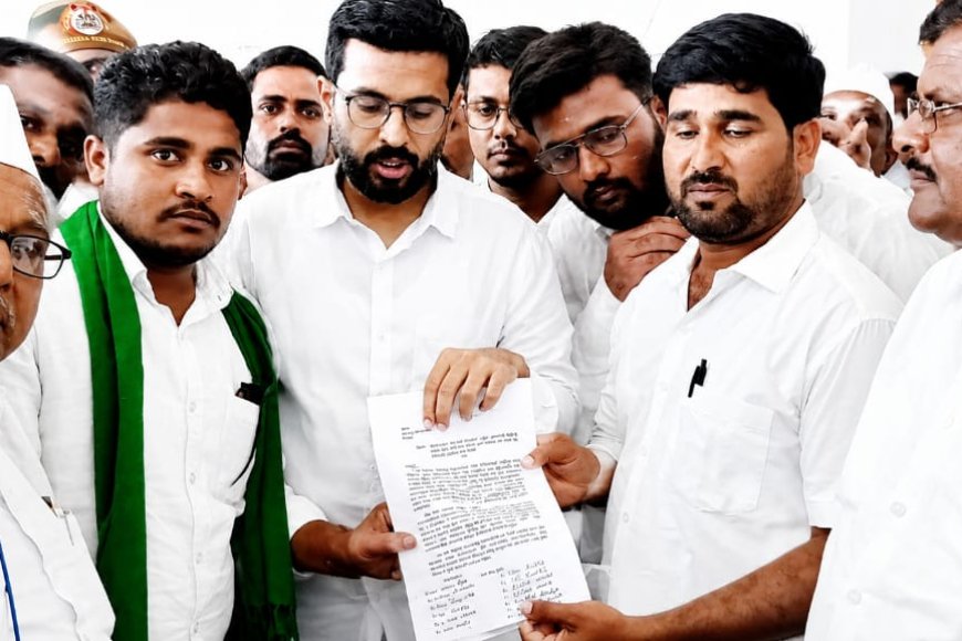 ಬೆಳೆ ವಿಮೆ ಪರಿಹಾರ ತಕ್ಷಣ ಬಿಡುಗಡೆಗೆ ಆಗ್ರಹ: ೭ ದಿನಗಳಲ್ಲಿ ಕ್ರಮ ಕೈಗೊಳ್ಳದಿದ್ದರೆ ಹೆದ್ದಾರಿ ತಡೆದು ಉಗ್ರ ಹೋರಾಟ ಎಚ್ಚರಿಕೆ