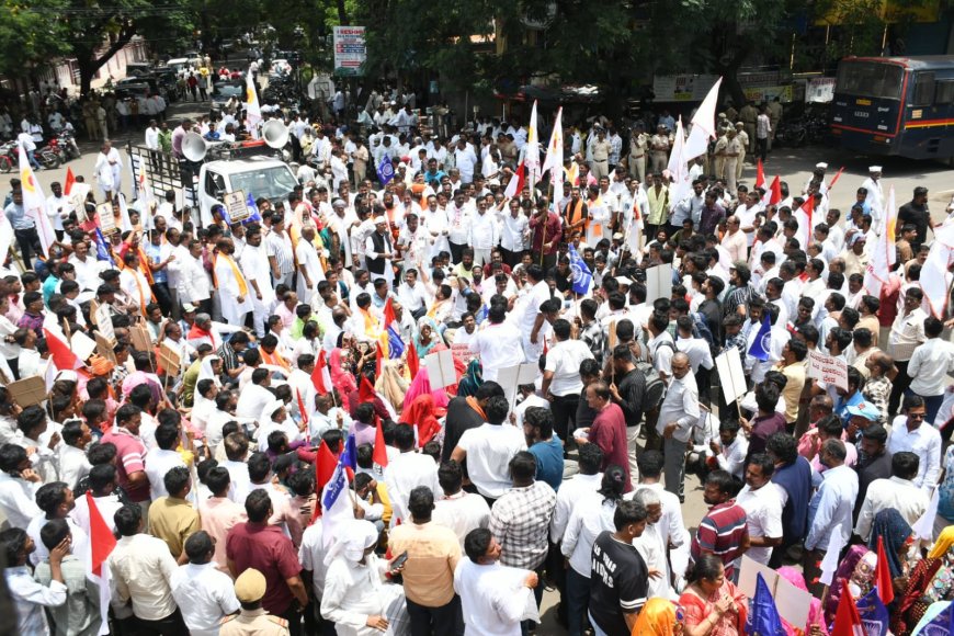 ಹಳೆಯ ಮೀಸಲಾತಿ ಅನ್ವಯ ನೇಮಕಾತಿಗೆ ಆಗ್ರಹಿಸಿ ಬೃಹತ್ ಪ್ರತಿಭಟನೆ