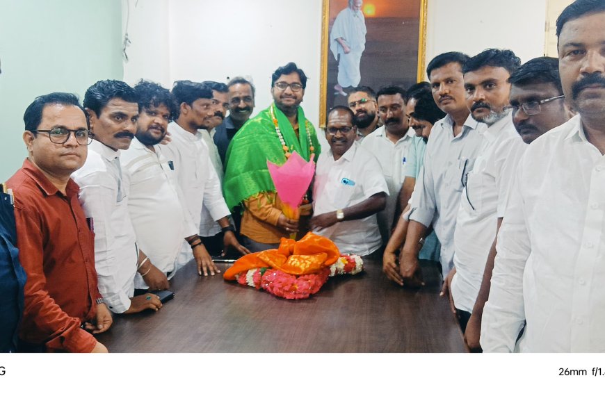 ಶಾಸಕ ಅವಿನಾಶ್ ಜಾಧವ ಅವರಿಗೆ ಸನ್ಮಾನ