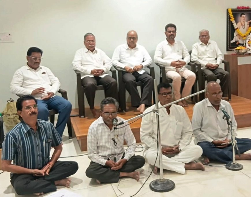 “ಶರಣ ದರ್ಶನ” ವಚನೋತ್ಸವ ಉಪನ್ಯಾಸ ಮಾಲೆ ಕಾರ್ಯಕ್ರಮ  ಕಾಯಕ ಮೂಲಕ ಅರಿವಿನ ದಾರಿ ತೋರಿಸಿದ ಶರಣರು -	ಶರಣು ಪಪ್ಪಾ