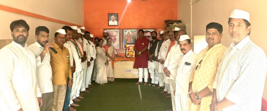 ಬಿಜೆಪಿ ಕಚೇರಿಯಲ್ಲಿ ಸಂಗೊಳ್ಳಿ ರಾಯಣ್ಣ ಜಯಂತಿ.