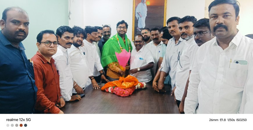 ಶಾಸಕ ಅವಿನಾಶ್ ಜಾಧವ ಅವರಿಗೆ ಸನ್ಮಾನ