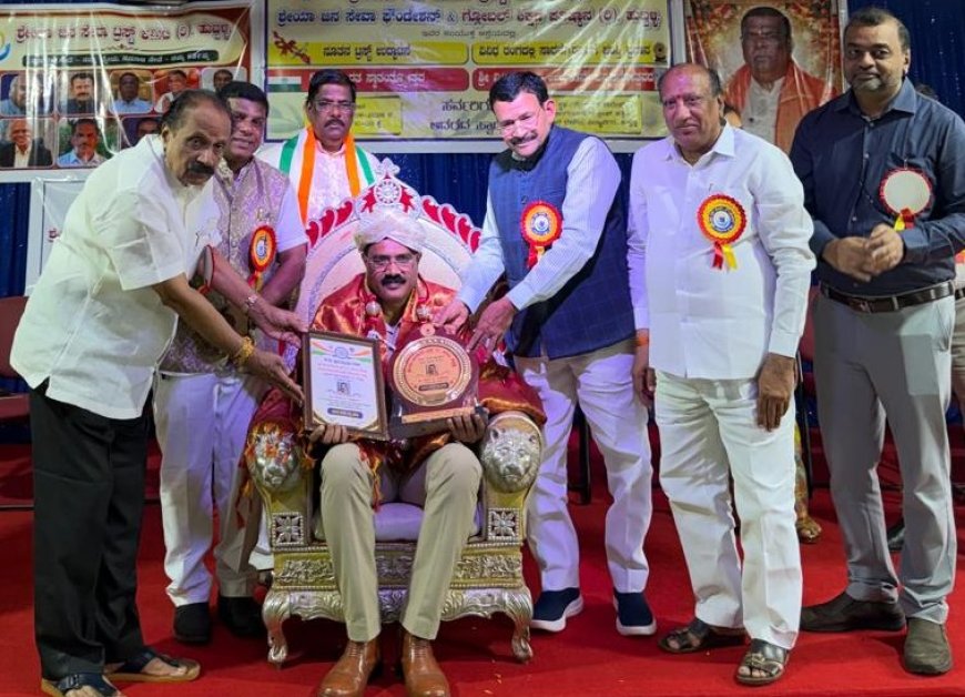 ಡಾ.ವಿನೋದ ಮುಕ್ತೇದಾರಗೆ ಭಾರತ ಸೇವಾ ರತ್ನ ಪ್ರಶಸ್ತಿ ಪ್ರದಾನ