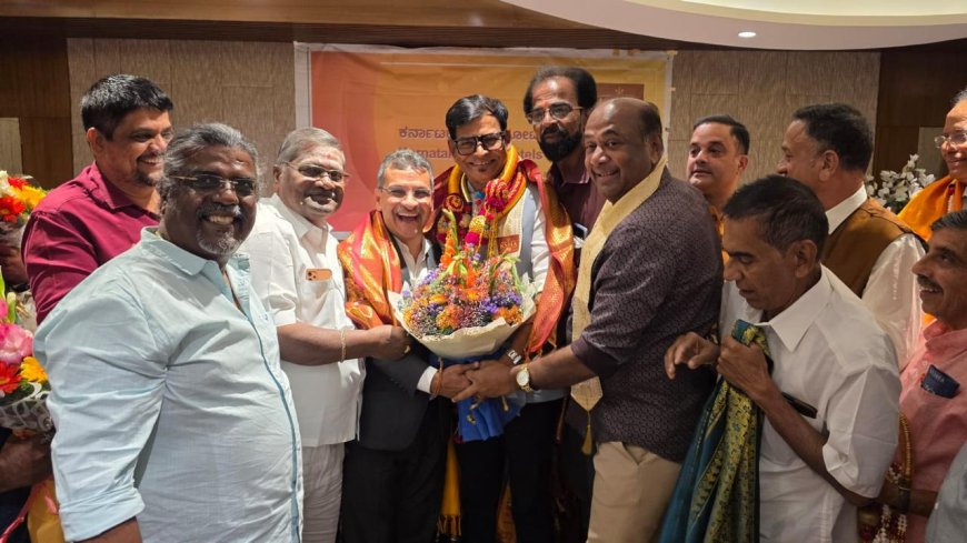 ರಾಜ್ಯ ಹೋಟೆಲ್ ಸಂಘದ ನೂತನ ಅಧ್ಯಕ್ಷ ಮಧುಕರ್ ಶೆಟ್ಟಿ ಉಪಾಧ್ಯಕ್ಷ ಸತ್ಯನಾಥ ಶೆಟ್ಟಿಗೆ ಅಭಿನಂದನೆ