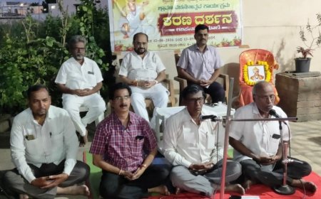 ಗಾಣದ ಕಣ್ಣಪ್ಪ ಆಧ್ಯಾತ್ಮಿಕ ಉನ್ನತಿ ಸಾಧಿಸಿದ ಶರಣರು: ಸಂತೋಷ ಹೂಗಾರ