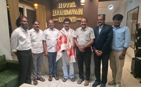 ನಟ ರಮೇಶ್ ಅರವಿಂದ್ ಗೆ ಅಭಿಮಾನಿಗಳಿಂದ ಸ್ವಾಗತ - ಸನ್ಮಾನ