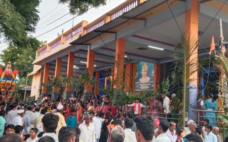 ಭಕ್ತಿಭಾವದಿಂದ ಜರುಗಿದ ಶ್ರೀ ವೀರಭದ್ರೇಶ್ವರ ರಥೋತ್ಸವ