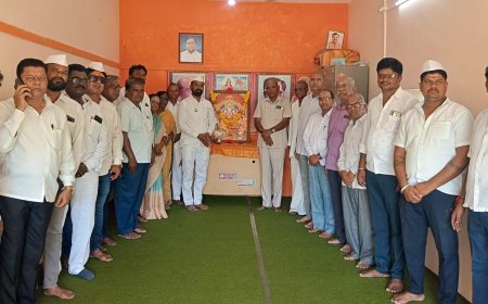 ವಾಡಿ ಬಿಜೆಪಿ ಕಛೇರಿಯಲ್ಲಿ ವಿಶ್ವಕರ್ಮ ಜಯಂತಿ ಆಚರಣೆ.