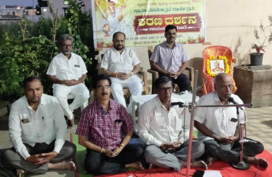 ಗಾಣದ ಕಣ್ಣಪ್ಪ ಆಧ್ಯಾತ್ಮಿಕ ಉನ್ನತಿ ಸಾಧಿಸಿದ ಶರಣರು: ಸಂತೋಷ ಹೂಗಾರ