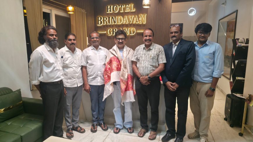 ನಟ ರಮೇಶ್ ಅರವಿಂದ್ ಗೆ ಅಭಿಮಾನಿಗಳಿಂದ ಸ್ವಾಗತ - ಸನ್ಮಾನ