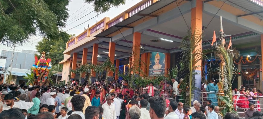 ಭಕ್ತಿಭಾವದಿಂದ ಜರುಗಿದ ಶ್ರೀ ವೀರಭದ್ರೇಶ್ವರ ರಥೋತ್ಸವ