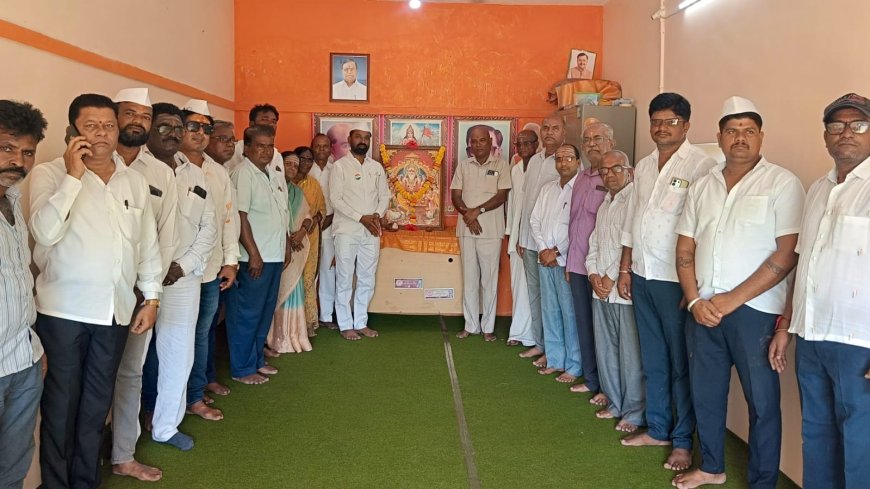 ವಾಡಿ ಬಿಜೆಪಿ ಕಛೇರಿಯಲ್ಲಿ ವಿಶ್ವಕರ್ಮ ಜಯಂತಿ ಆಚರಣೆ.