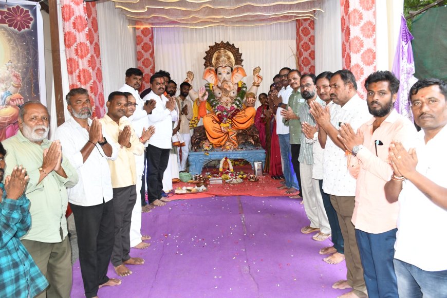 ವಿದ್ಯುತ್ ಗುತ್ತಿಗೆದಾರರ ಗಣೇಶ ಮಂಡಳಿಯಿಂದ ವಿಶೇಷ ಪೂಜೆ