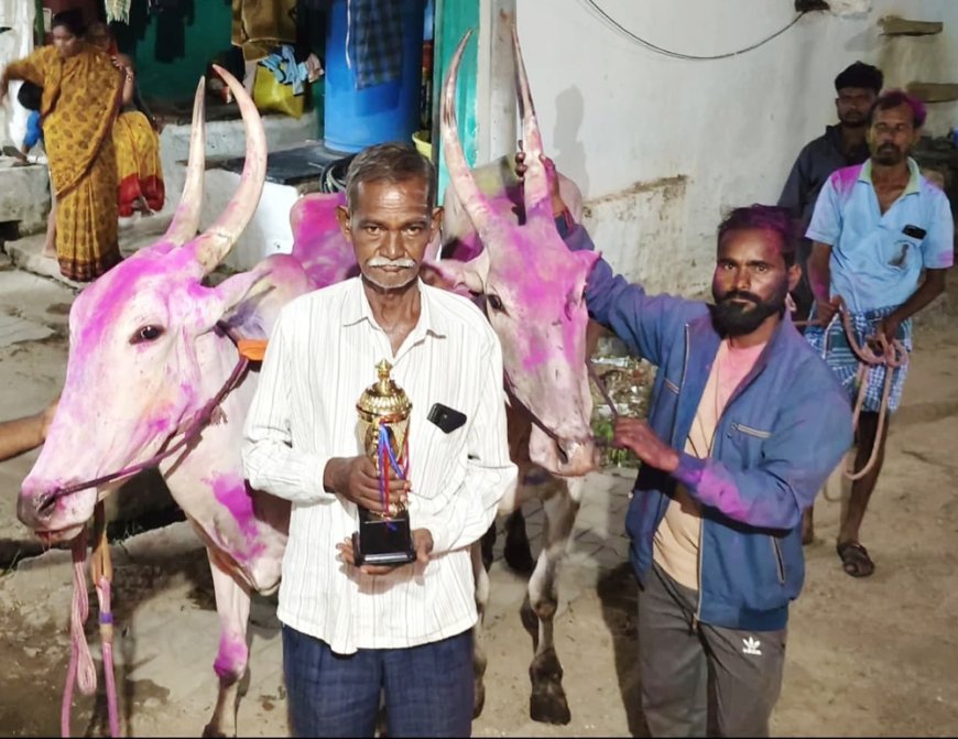 ಜಕ್ಕಡಿ ಓಟದಲ್ಲಿ ಸುರೇಶ ಬೆಟಗೇರಿ ಎತ್ತುಗಳಿಗೆ ದ್ವಿತೀಯ ಸ್ಥಾನ