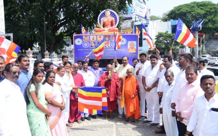 ಕರ್ನಾಟಕ ಧಮ್ಮ ಜನಜಾಗೃತಿ ಯಾತ್ರೆಗೆ ಶಾಸಕ ಅಲ್ಲಮಪ್ರಭು ಪಾಟೀಲ್ ಚಾಲನೆ