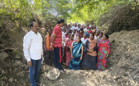 ಬೆಳಗಿನ ನಡೆ ಗ್ರಾಮಗಳ ಕಡೆ ; ಮದನೂರ ಗ್ರಾಮಕ್ಕೆ ಸಿಇಒ ಭೇಟಿ. ವಿವಿಧ ಕಾಮಗಾರಿ ಪರಿಶೀಲನೆ