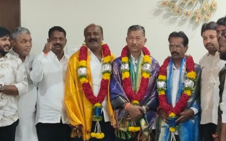 ಬಿಜೆಪಿ ಮುಖಂಡರಿಗೆ ಹೃದಯಸ್ಪರ್ಶಿ ಸನ್ಮಾನ