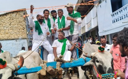 ಕರ್ನಾಟಕ ರೈತ ಸಂಘ ಹಾಗೂ ರೈತ ಸೇನೆ ವತಿಯಿಂದ  ಜೋಡೆತ್ತು ಬಂಡಿಗಳ ಮೂಲಕ ಬೃಹತ್ ಪ್ರತಿಭಟನೆ  ಜೋಡೆತ್ತುಗಳ ಕೃಷಿ ಉಳಿಸಲು ಬಜೆಟ್ ನ ಶೇ. 10 ರಷ್ಟು ಹಣ ಮೀಸಲಿಡಲು ಕಾನೂನು ಜಾರಿಗೆ ತರಲು ಆಗ್ರಹ