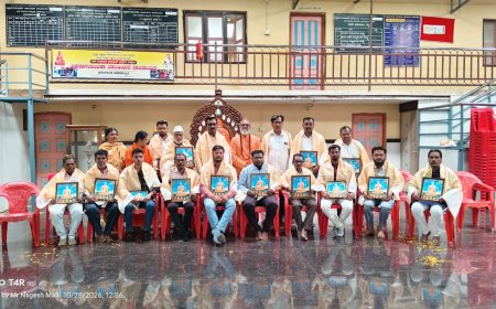 25ನೇ ಕಲ್ಯಾಣ ಪರ್ವ ರಜತ ಮಹೋತ್ಸವದಲ್ಲಿ ಪತ್ರಕರ್ತರಿಗೆ ಸನ್ಮಾನ