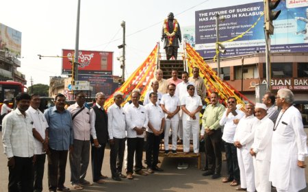 ಸರ್ದಾರ್ ಪಟೇಲರ 151ನೇ ಜಯಂತಿ ಮಾಲಾರ್ಪಣೆ ಮಾಡಿ ಎಂಎಲ್‌ಸಿ ಶಶಿಲ್ ನಮೋಶಿ ಹೇಳಿಕೆ