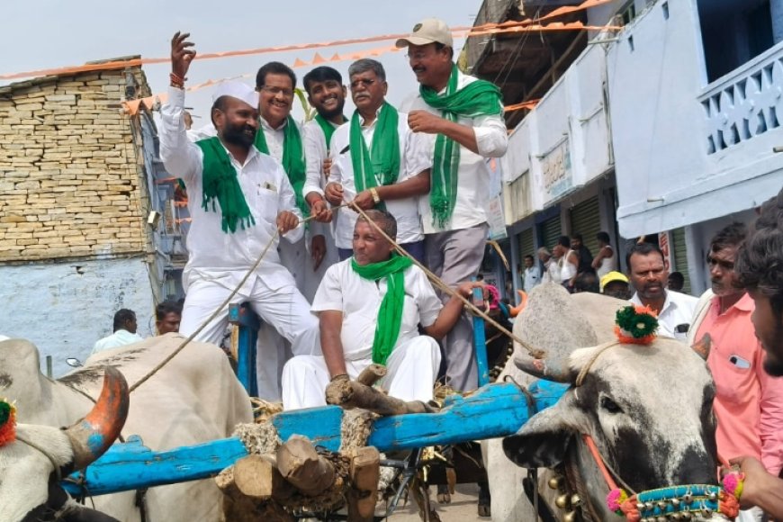 ಕರ್ನಾಟಕ ರೈತ ಸಂಘ ಹಾಗೂ ರೈತ ಸೇನೆ ವತಿಯಿಂದ  ಜೋಡೆತ್ತು ಬಂಡಿಗಳ ಮೂಲಕ ಬೃಹತ್ ಪ್ರತಿಭಟನೆ  ಜೋಡೆತ್ತುಗಳ ಕೃಷಿ ಉಳಿಸಲು ಬಜೆಟ್ ನ ಶೇ. 10 ರಷ್ಟು ಹಣ ಮೀಸಲಿಡಲು ಕಾನೂನು ಜಾರಿಗೆ ತರಲು ಆಗ್ರಹ