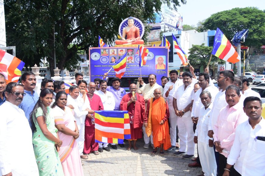ಕರ್ನಾಟಕ ಧಮ್ಮ ಜನಜಾಗೃತಿ ಯಾತ್ರೆಗೆ ಶಾಸಕ ಅಲ್ಲಮಪ್ರಭು ಪಾಟೀಲ್ ಚಾಲನೆ