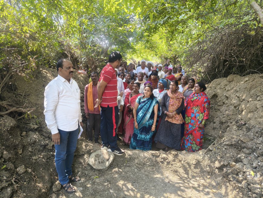 ಬೆಳಗಿನ ನಡೆ ಗ್ರಾಮಗಳ ಕಡೆ ; ಮದನೂರ ಗ್ರಾಮಕ್ಕೆ ಸಿಇಒ ಭೇಟಿ. ವಿವಿಧ ಕಾಮಗಾರಿ ಪರಿಶೀಲನೆ
