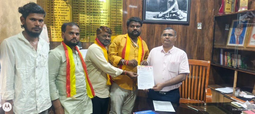 ಜೇವರ್ಗಿ ತಾಲೂಕಿನಲ್ಲಿರುವ ವಸತಿ ನಿಲಯಗಳ ಅವ್ಯವಸ್ಥೆ ಸರಿಪಡಿಸಲು ಆಗ್ರಹಿಸಿ ಕರವೇ ಮನವಿ