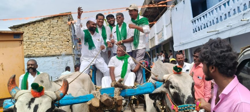ಕರ್ನಾಟಕ ರೈತ ಸಂಘ ಹಾಗೂ ರೈತ ಸೇನೆ ವತಿಯಿಂದ  ಜೋಡೆತ್ತು ಬಂಡಿಗಳ ಮೂಲಕ ಬೃಹತ್ ಪ್ರತಿಭಟನೆ  ಜೋಡೆತ್ತುಗಳ ಕೃಷಿ ಉಳಿಸಲು ಬಜೆಟ್ ನ ಶೇ. 10 ರಷ್ಟು ಹಣ ಮೀಸಲಿಡಲು ಕಾನೂನು ಜಾರಿಗೆ ತರಲು ಆಗ್ರಹ