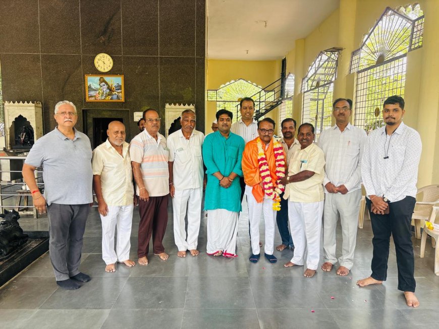 ಐದನೇ ಬಾರಿ ವಿಧಾನ ಪರಿಷತ್ತಿಗೆ ಆಯ್ಕೆಯಾದ ಶಶೀಲ್ ಜಿ. ನಮೋಶಿ ಅವರಿಗೆ ಸನ್ಮಾನ